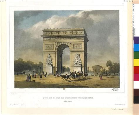 J F Chalgrin Arc De Triomphe De Letoile Champs Elysées 1806 1836