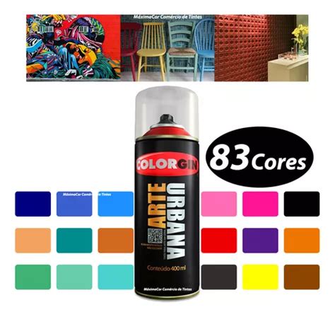 Tinta Spray Arte Urbana Colorgin Diversas Cores Parcelamento Sem Juros