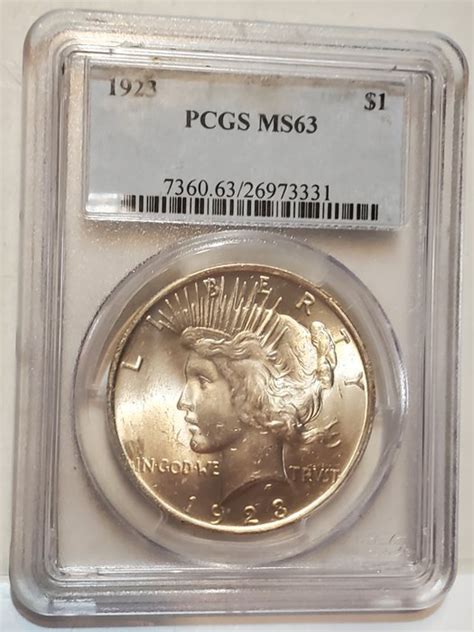 United States Peace Dollar Pcgs Ms Catawiki