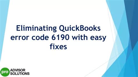 Ppt The Most Useful Methods To Resolve Quickbooks Error Code