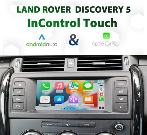 Land Rover Discovery 5 InControl Touch Integrated Apple CarPlay