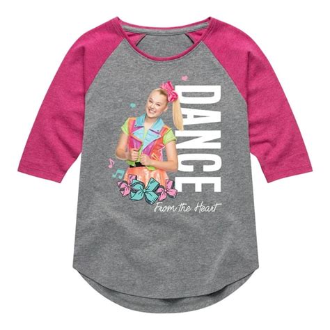 Jojo Siwa Dance From The Heart Toddler And Youth Girls Raglan