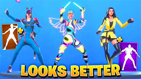 Fortnite Dances And Emotes Looks Better With These Skins 2 Chapter 2 Season 2 Lynx Youtube