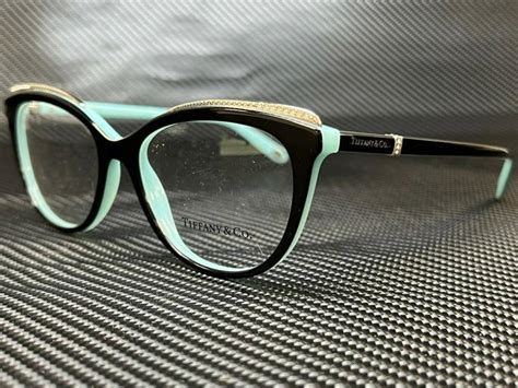 Tiffany And Co Tf2147b 8055 Black Blue Demo Lens Women S Eyeglasses 52mm