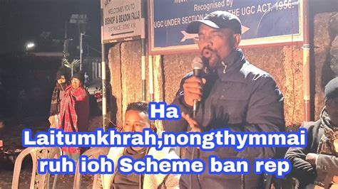 Ha Laitumkhrah Ruh Ki Ioh Scheme Ban Rep Na Ka Sorkar Mda Iathuh Bah