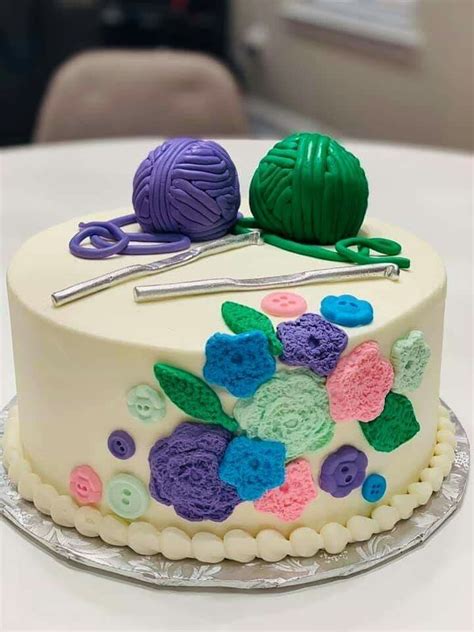 Crochet Cake Fondant Cake Designs Birthday Cake For Mom Creative