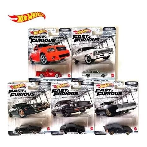 Pack De 5 Hot Wheels Velozes E Furiosos Premium Frete grátis