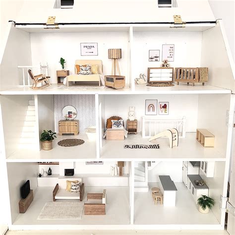 Modern Dollshouse | Doll house plans, Doll house, Rocking chair nursery