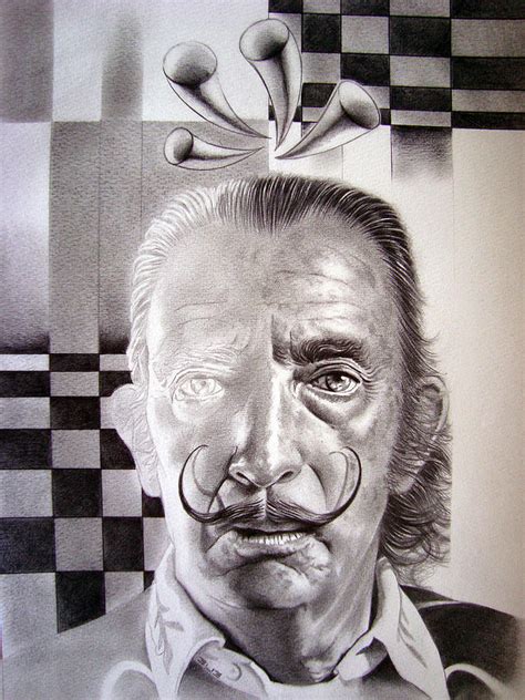 Tribute To Salvador Dali Drawing By Enric Bug Fine Art America