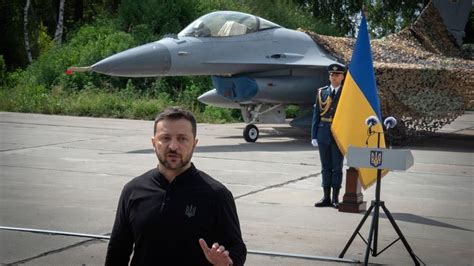 Ukraine Begins Deploying F 16 Fighter Jets World News Sky News