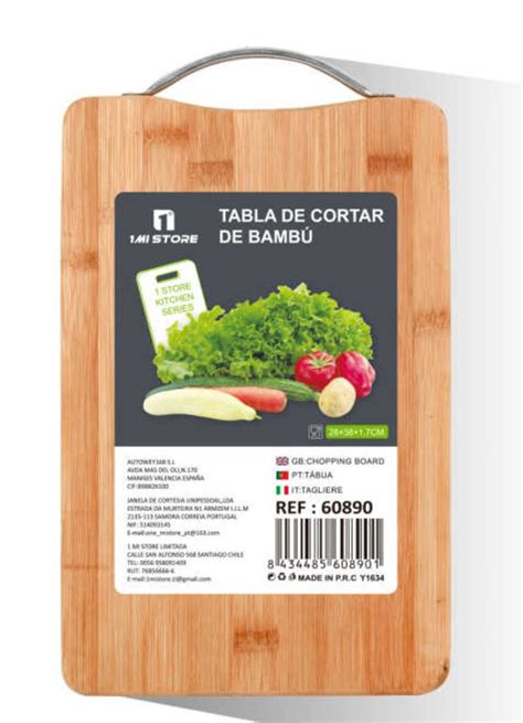 Ripley Tabla De Madera Con Mango Para Picar Carne Y Verduras