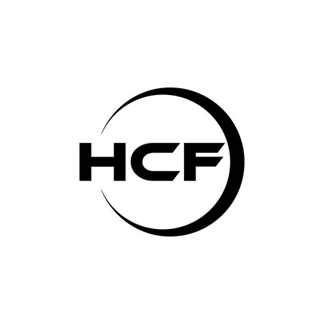 hcf letter logo design  illustration vector logo calligraphy