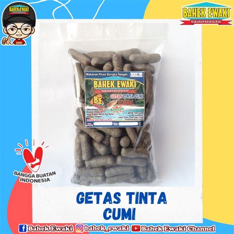 Jual Getas Tinta Cumi Bahek Ewaki 250 Gr Shopee Indonesia