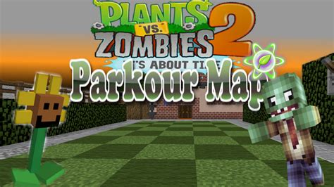 Minecraft Plants Vs Zombies Parkour Map Updated Complete