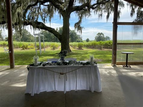 Whispering Oaks Winery Oxford Fl Wedding Venue