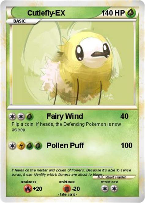 Pokémon Cutiefly EX - Fairy Wind - My Pokemon Card