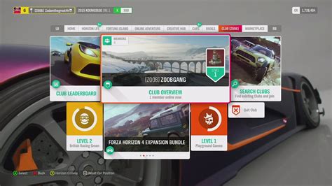 Forza Horizon 4 Join A Club Tutorial Youtube