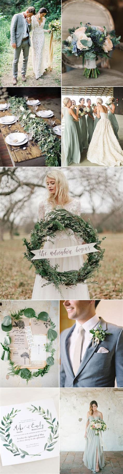 Wedding Trend Greenery Wedding Color Ideas Hi Miss Puff