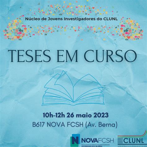 Ongoing Thesis 2023 Núcleo de Jovens Investigadores do CLUNL