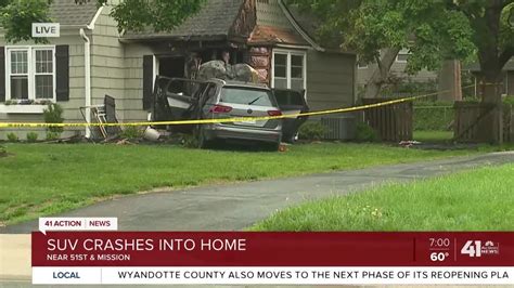 Suv Crashes Into Home Youtube