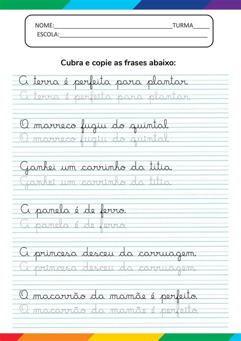 Palavras Em Letra Cursiva - TREINO LETRA CURSIVA | Palavras pontilhadas letra cursiva, Atividade de ...