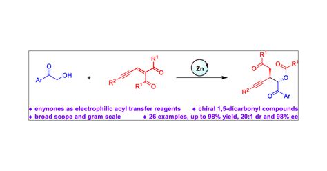 Zinc Catalyzed Asymmetric Cascade Michael Acyl Transfer Reaction