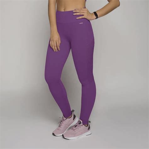 Calça Selene Legging Sem costura Roxo 20960 001 no Shoptime