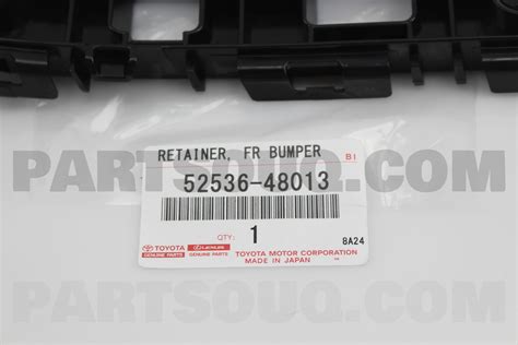 Retainer Front Bumper Side Lh Toyota Parts Partsouq