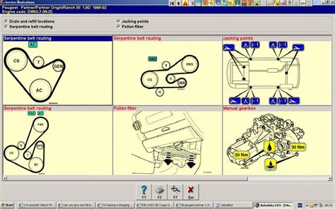 Alternator Belt Peugeot Diagram