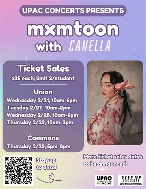 UPAC Concerts mxmtoon Tickets Go on Sale Tomorrow (2/21) at the Student ...