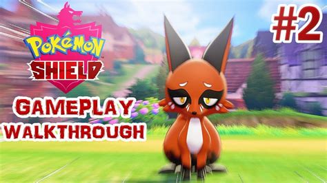 Pokemon Sword And Shield Gameplay Walkthrough Part 2 First Catch