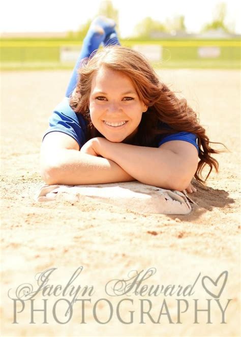 Softball Senior Girl Pose Ideas 3rd Base Jaclyn Heward Photography