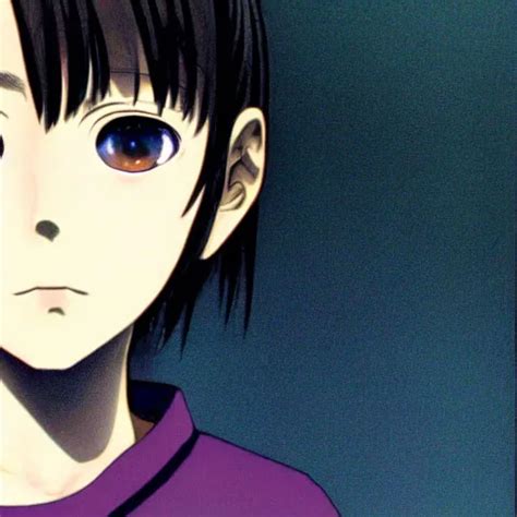 A Portrait Of Lain From Serial Experiments Lain Stable Diffusion