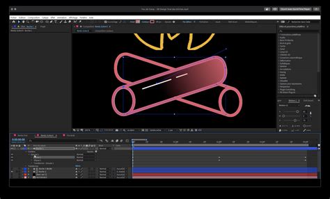 Tuto Animer Une Illustration Avec After Effects Feu De Camp Sur Tuto