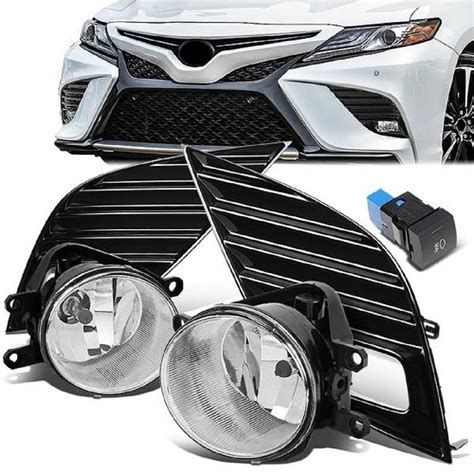 For 18 20 Toyota Camry Se Xse Oe Style Clear Fog Lights Driving Lamps W