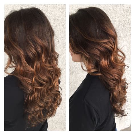 Copper Caramel Balayage Long Hair Pretty Curls What Is Balayage Balayage Hair Caramel