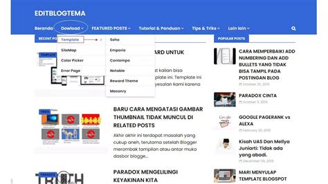 Inspirasi Terpopuler Cara Memasang Template