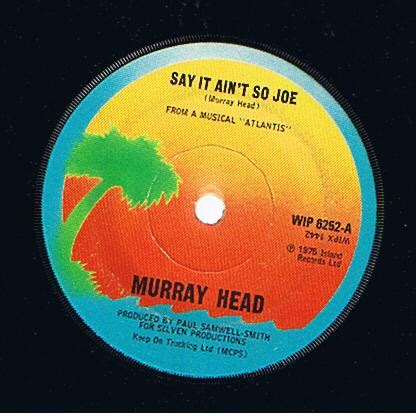 Murray Head – Say It Ain't So Joe (1975, Vinyl) - Discogs