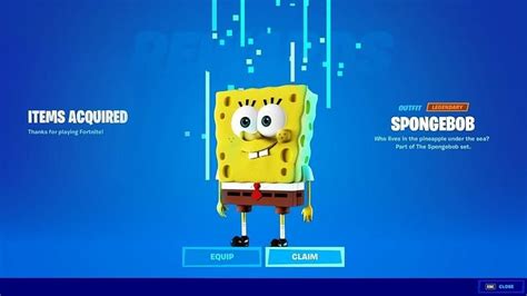 SpongeBob teased for Fortnite in Nickelodeon trailer