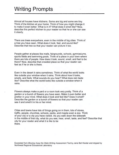 writing prompt  tutoring