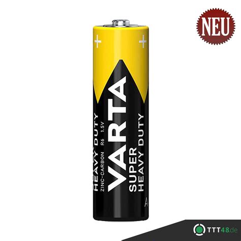 Varta AA Mignon Superlife R6 Batterien 40er Packung Ttt48 De