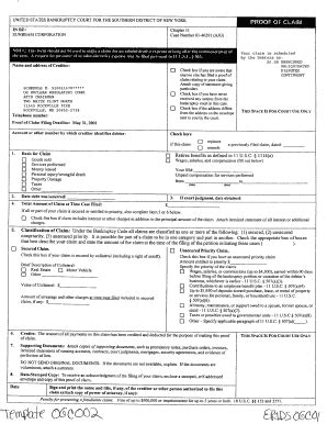 Fillable Online Pbadupws Nrc Sunbeam Corporation Attachment To Proof