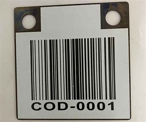 Stainless Steel Tags Metal Barcode Labels – Ruilabels