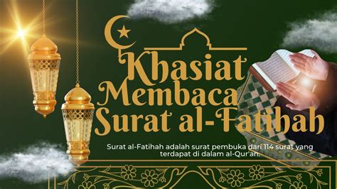 Khasiat Membaca Surat Al Fatihah YouTube