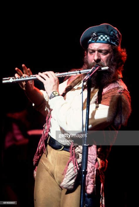 Musician Ian Anderson Of The Group Jethro Tull Performs Onstage