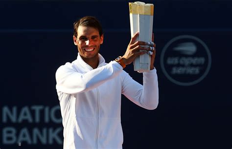 Rafael Nadal Wins Fourth Rogers Cup Title 2018 Toronto Trophy Photo 1 Rafael Nadal Fans