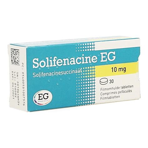 Solifenacine Eg 10mg Filmomh Tabl 30 Pvc Alu Kopen Pazzox