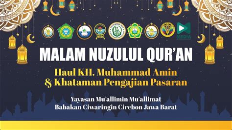 MALAM NUZULUL QUR AN HAUL KH MUHAMMAD AMIN KHATAMAN PENGAJIAN