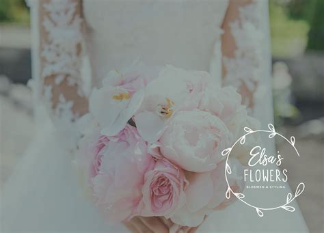 Logo Shop Elsas Flowers Marjolein Vormgeving