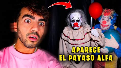 EL PAYASO ALFA APARECIÓ en LA CARPA DE TERROR de FEDE VIGEVANI YouTube